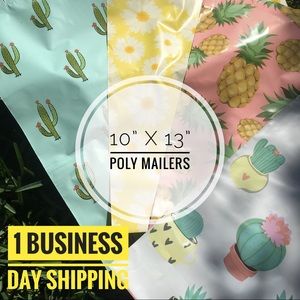 Daisy 10” by 13” Poly Mailer 25 Pieces